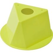 Global Equipment Inventory Control Cone, Yellow Yellow